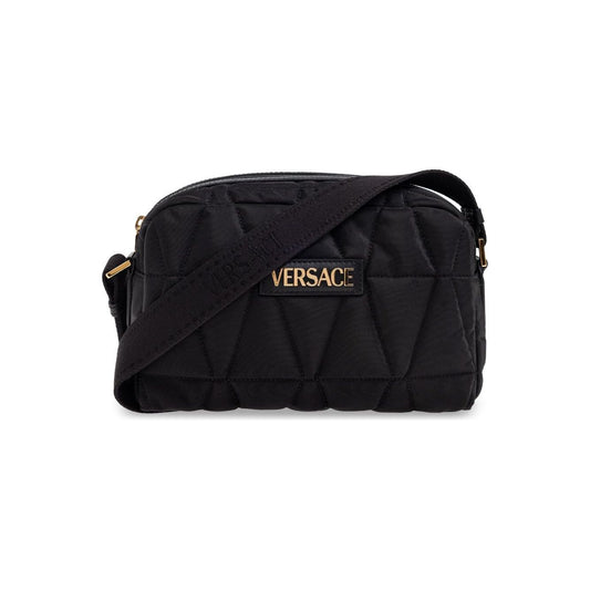 Versace shoulder bag with applied logo Shoulder Versace Black