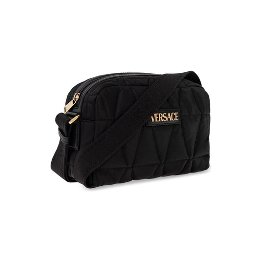 Versace shoulder bag with applied logo Shoulder Versace Black
