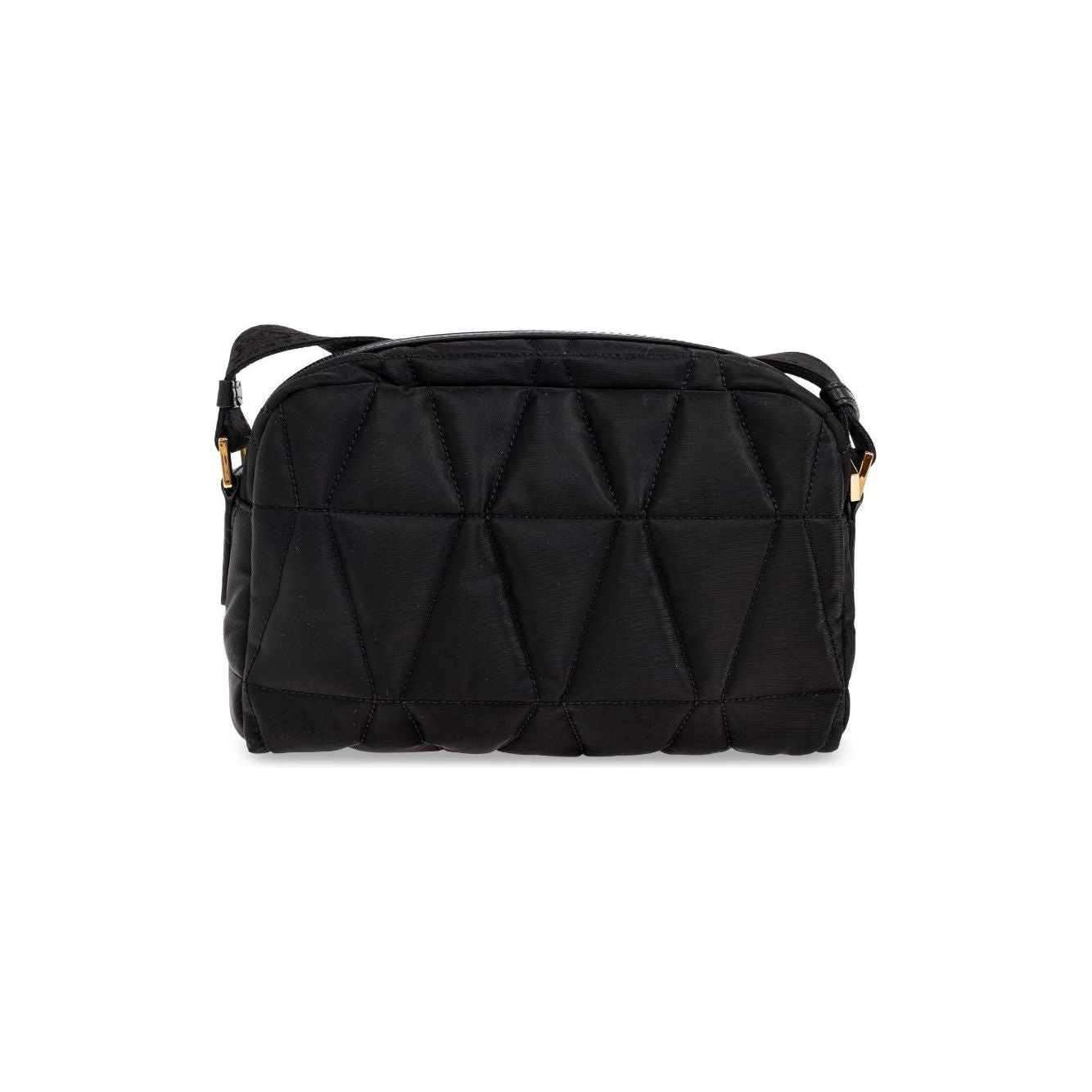 Front view with bag zipped and handles upright.