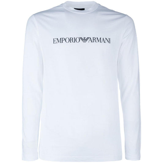 Emporio Armani logo print cotton T-shirt 8N1TN81JPZZ0146-P25