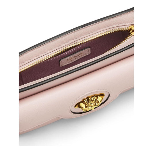 Versace La Medusa Cross Body Bag Clutches Versace Light Gray