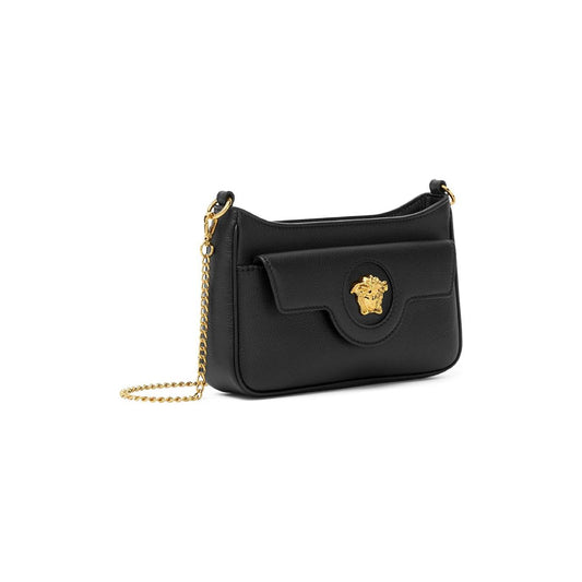 Versace La Medusa Cross Body Bag Clutches Versace Dark Slate Gray