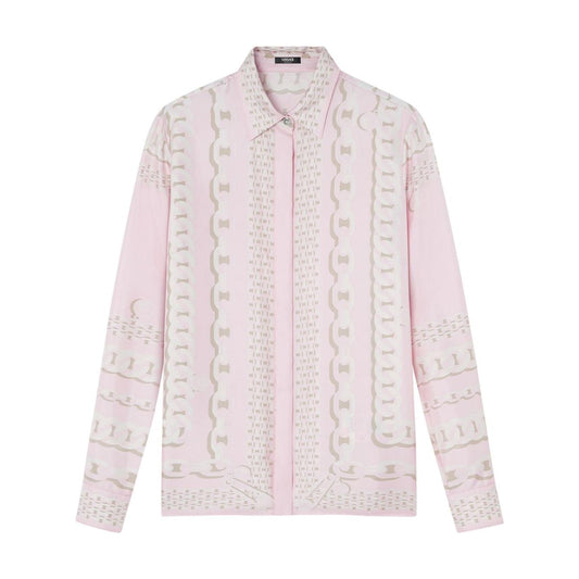 Versace Treasure Scarf Shirt Shirts Versace Light Gray