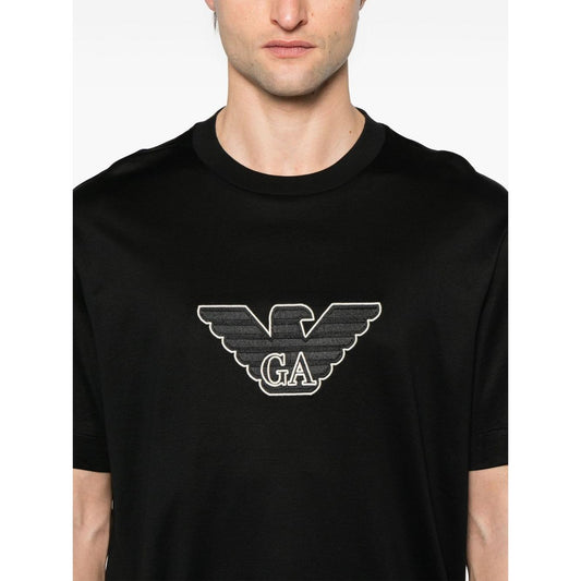 Emporio Armani Embroidered Logo T-Shirt