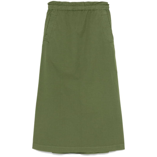 Woolrich cotton long skirt Skirts Woolrich Dark Olive Green