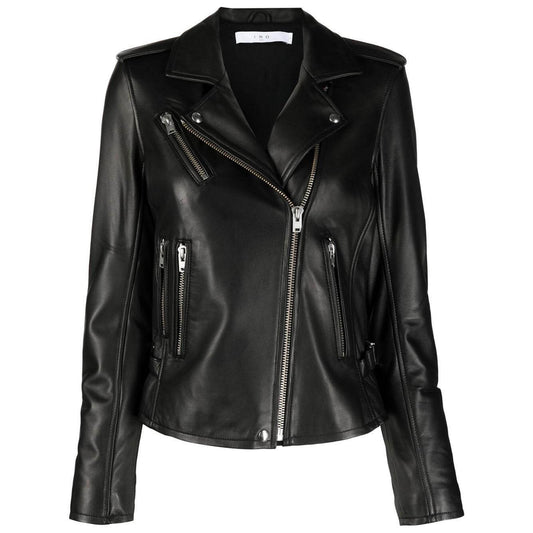 Iro Biker jacket with peak lapels Jackets Iro Black