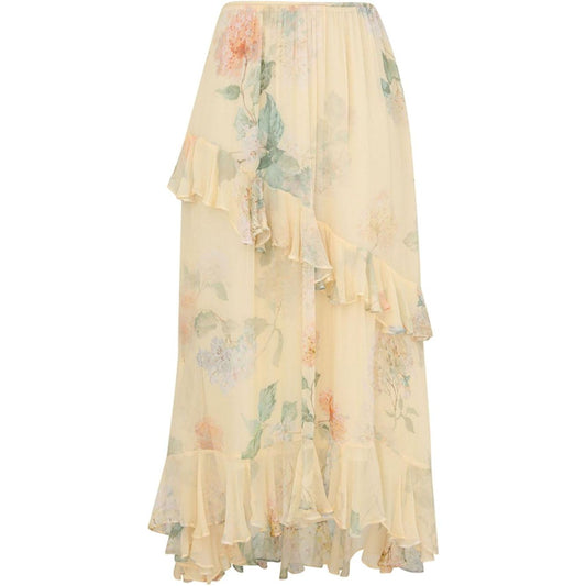 Zimmermann Illuminate Asymmetric Skirt Skirts Zimmermann Wheat