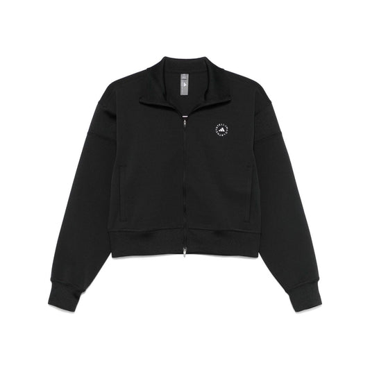 Adidas By Stella McCartney logo knitted track jacket Topwear Adidas By Stella McCartney Black