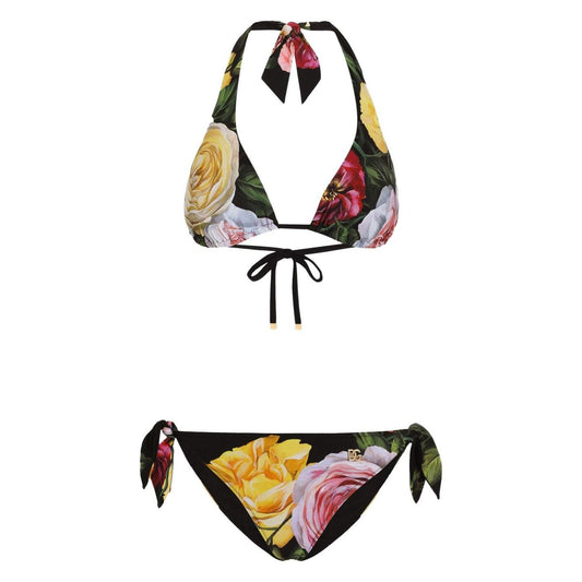 Dolce & Gabbana floral print bikini set Beachwear & underwear Dolce & Gabbana Tan