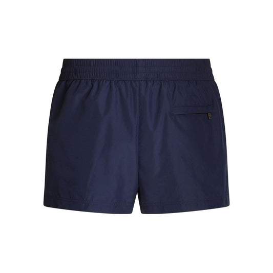 Dolce & Gabbana logo-plaque swim shorts Beachwear & underwear Dolce & Gabbana Dark Slate Gray