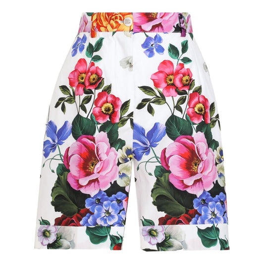 Dolce & Gabbana floral print shorts Short trousers Dolce & Gabbana Dark Slate Gray