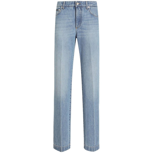 Dolce & Gabbana loose denim jeans with broken crease Jeans Dolce & Gabbana Dark Gray