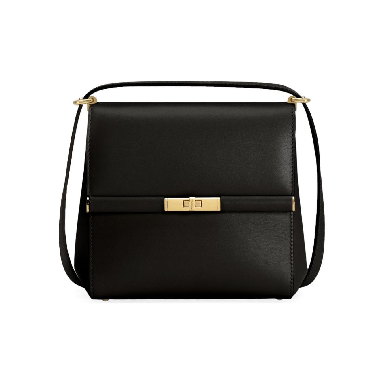 Front view with bag zipped and handles upright.