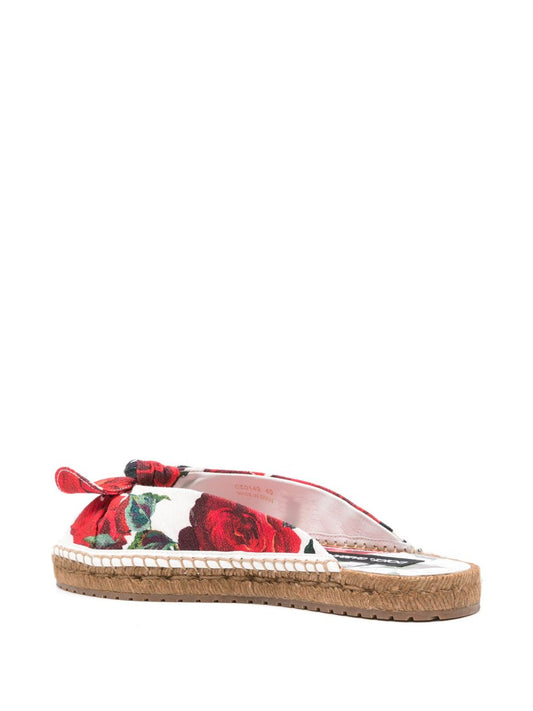 Dolce & Gabbana floral espadrilles Sandals Dolce & Gabbana Rosy Brown