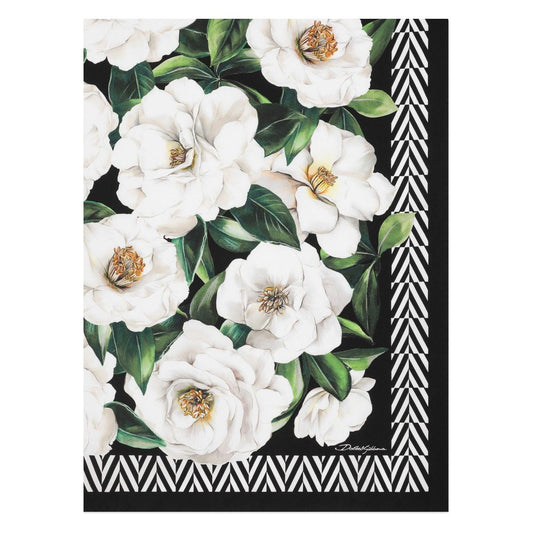 Dolce & Gabbana Scarfs Black Scarves Hats & Gloves Dolce & Gabbana Light Gray