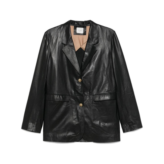 Alysi leather blazer 205803P5040NE-P25