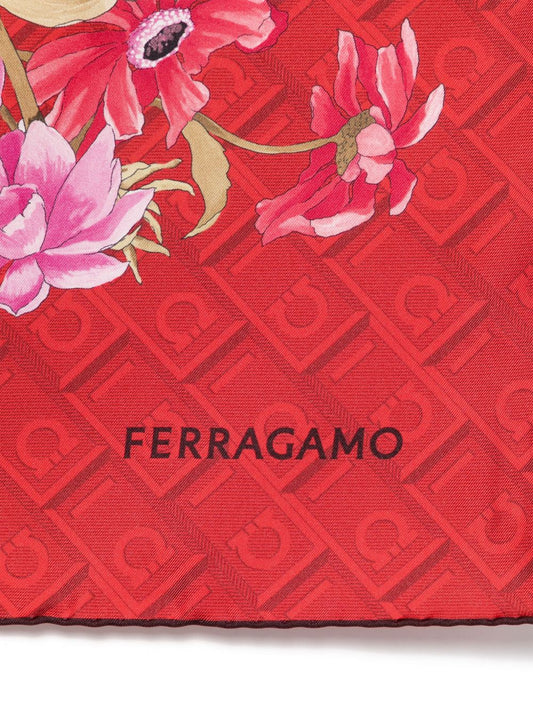 Ferragamo Scarfs Red Scarves Hats & Gloves Ferragamo Maroon