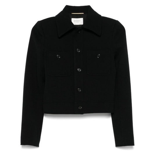 Saint Laurent  Jackets Black Jackets Saint Laurent Black