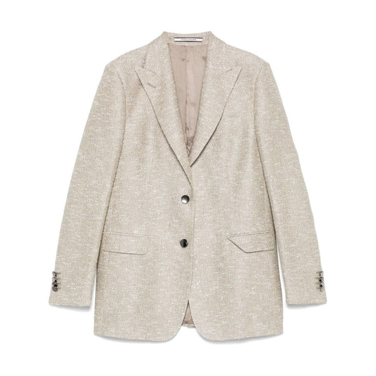 Tagliatore Jackets Beige Jackets Tagliatore Light Gray