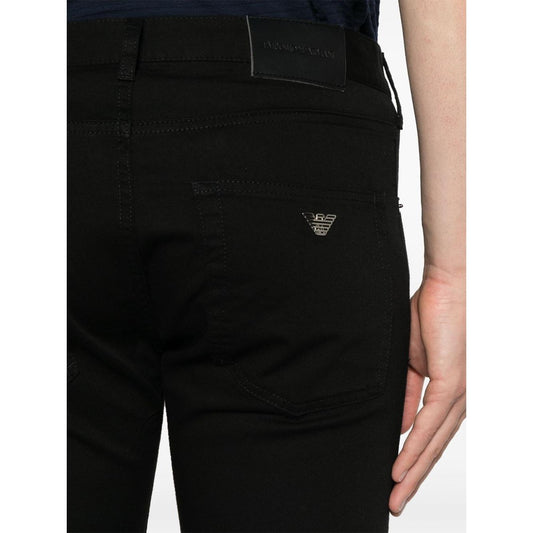 Emporio Armani Slim-fit jeans with logo badge Jeans Emporio Armani Gray