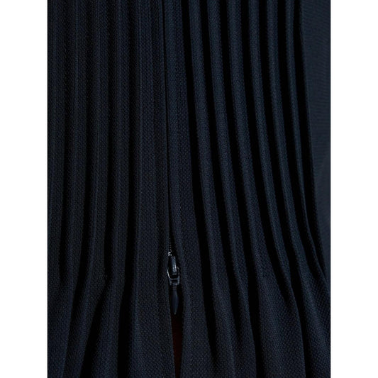 Emporio Armani Jacket in fluid woven fabric with pleats Jackets Emporio Armani Black