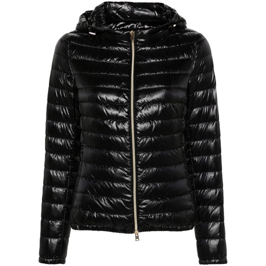 Herno Coats Black Jackets Herno Black