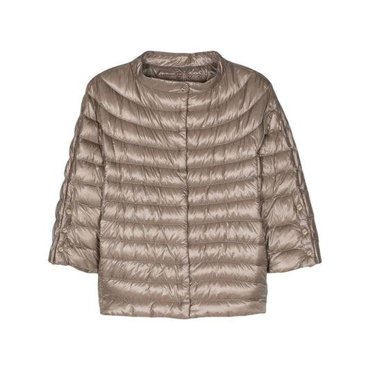 Herno Jackets Dove Grey Jackets Herno Rosy Brown