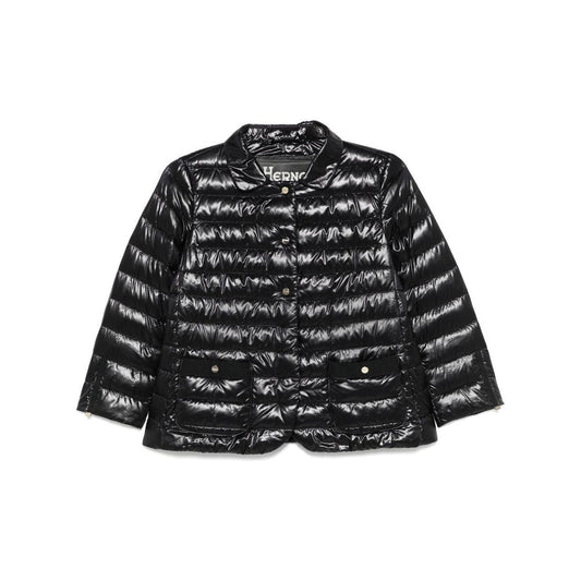 Herno Coats Black Jackets Herno Black