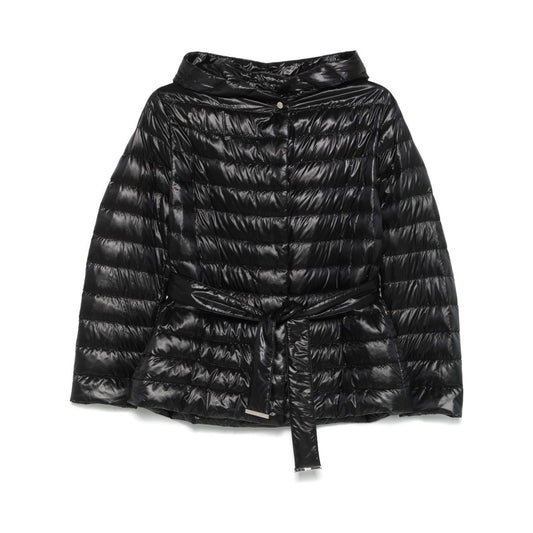 Herno Coats Black Jackets Herno Dark Slate Gray