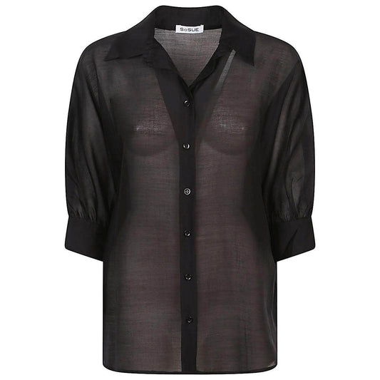 SOSUE Shirts Black Shirts SOSUE Dark Slate Gray