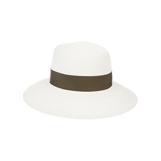 Borsalino Hats Green Scarves Hats & Gloves Borsalino White Smoke