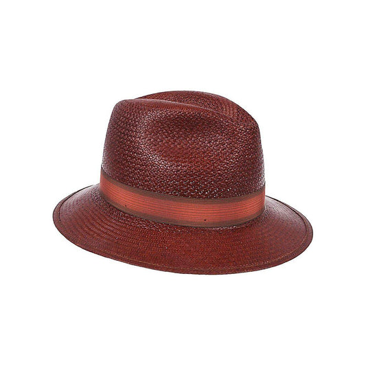 Borsalino Hats Brown Scarves Hats & Gloves Borsalino Saddle Brown