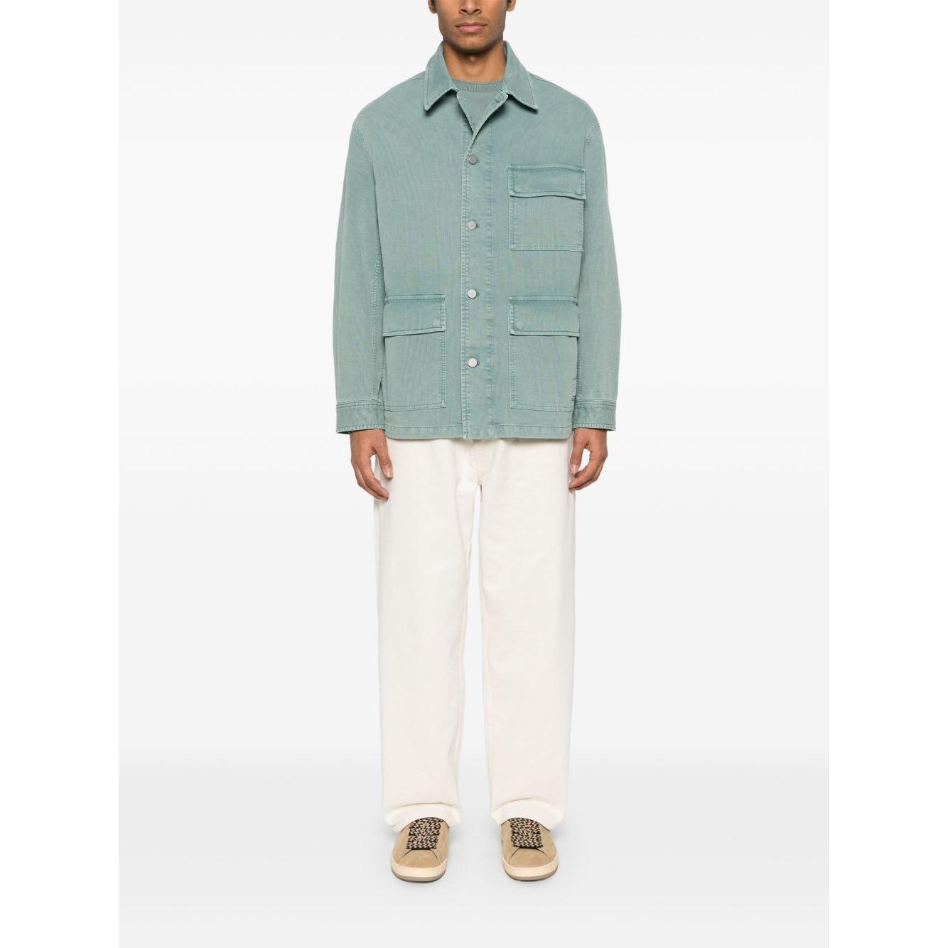 Emporio Armani Jackets Clear Blue