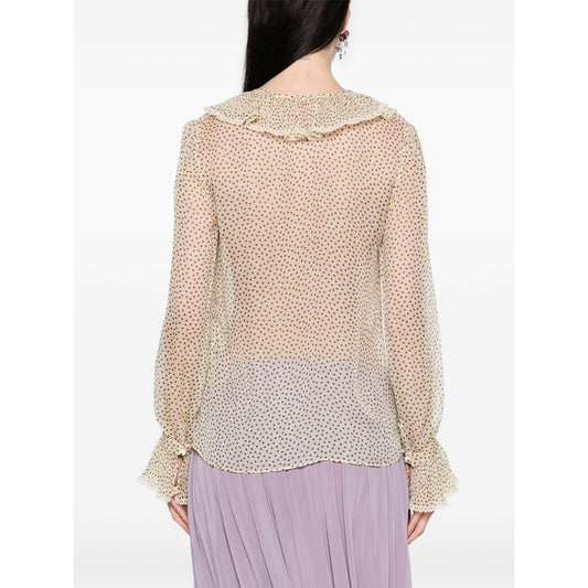 Valentino Shirts Beige Shirts Valentino Light Gray