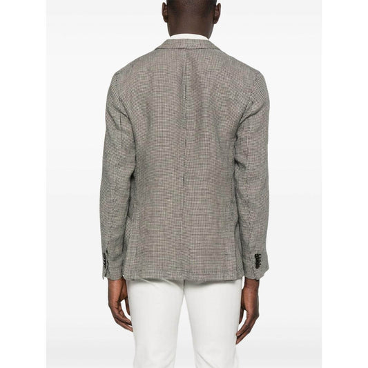 Boglioli Linen Jackets Grey Jackets Boglioli Dark Olive Green