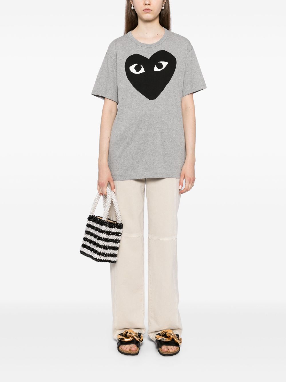 Comme des Garcons T-shirts and Polos Grey AXT0841-P25