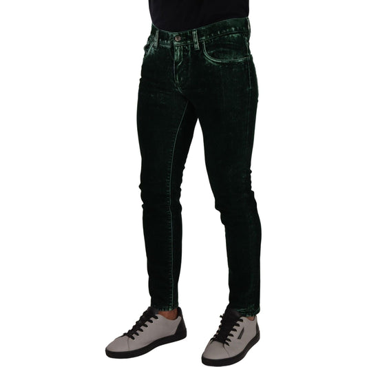 Dolce & Gabbana Sleek Cotton-Blend Skinny Denim Jeans Dolce & Gabbana Black
