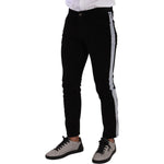 Dolce & Gabbana Black Cotton Stretch Skinny Corduroy Jeans PAN72747 - 48
