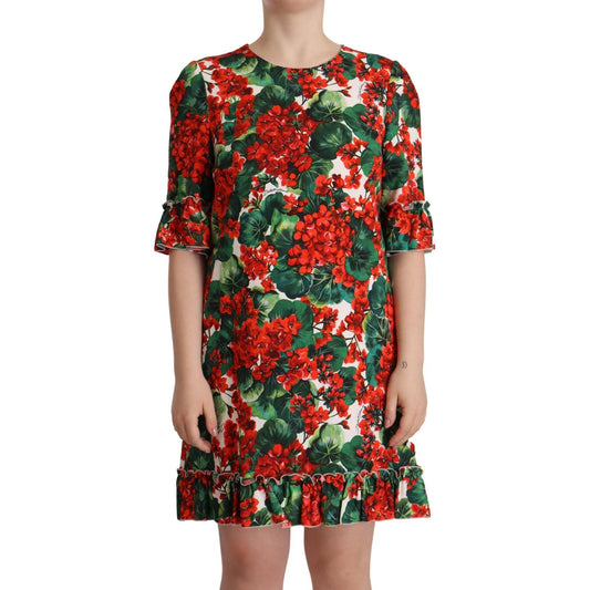 Dolce & Gabbana Floral Mini Enchantment Dress Dolce & Gabbana Sienna