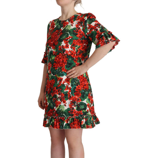 Dolce & Gabbana Floral Mini Enchantment Dress Dolce & Gabbana Sienna