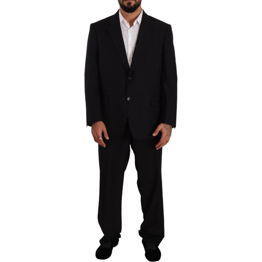 Domenico Tagliente Elegant Two-Piece Deconstructed Suit Domenico Tagliente Black