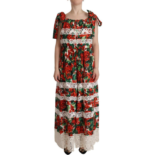 Dolce & Gabbana Multicolor Floral Maxi Dress Dolce & Gabbana Sienna