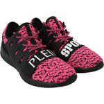 Plein Sport Chic Pink Blush Athletic Sneakers 4059623084528