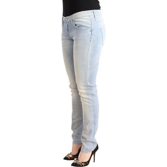 Acht Chic Low Waist Skinny Light Blue Denim Acht Gray