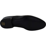 Dolce & Gabbana Black Leather Formal Dress Shoes MV4831- 39.5