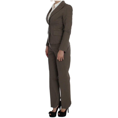BENCIVENGA Beige Wool Cotton Suit 1728,20% Cotton,67345645728,Beige,BENCIVENGA,Clothing,IT40 | M,IT48 | XL,Material: 80% Wool,New with tags,Suits & Blazers - Clothing,Suits & Blazers - Women - Clothing,Two-Piece Suits - Suits & Blazers - Clothing,Women,Wo