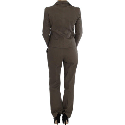 BENCIVENGA Beige Wool Cotton Suit 1728,20% Cotton,67345645728,Beige,BENCIVENGA,Clothing,IT40 | M,IT48 | XL,Material: 80% Wool,New with tags,Suits & Blazers - Clothing,Suits & Blazers - Women - Clothing,Two-Piece Suits - Suits & Blazers - Clothing,Women,Wo