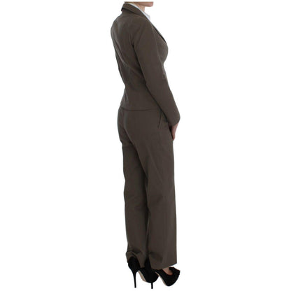BENCIVENGA Beige Wool Cotton Suit 1728,20% Cotton,67345645728,Beige,BENCIVENGA,Clothing,IT40 | M,IT48 | XL,Material: 80% Wool,New with tags,Suits & Blazers - Clothing,Suits & Blazers - Women - Clothing,Two-Piece Suits - Suits & Blazers - Clothing,Women,Wo