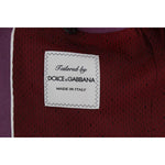 Dolce & Gabbana Purple Cashmere Slim Fit Blazer Jacket SIG50054-1