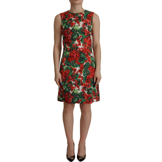 Dolce & Gabbana Multicolor Floral A-Line Dress Dolce & Gabbana Sienna